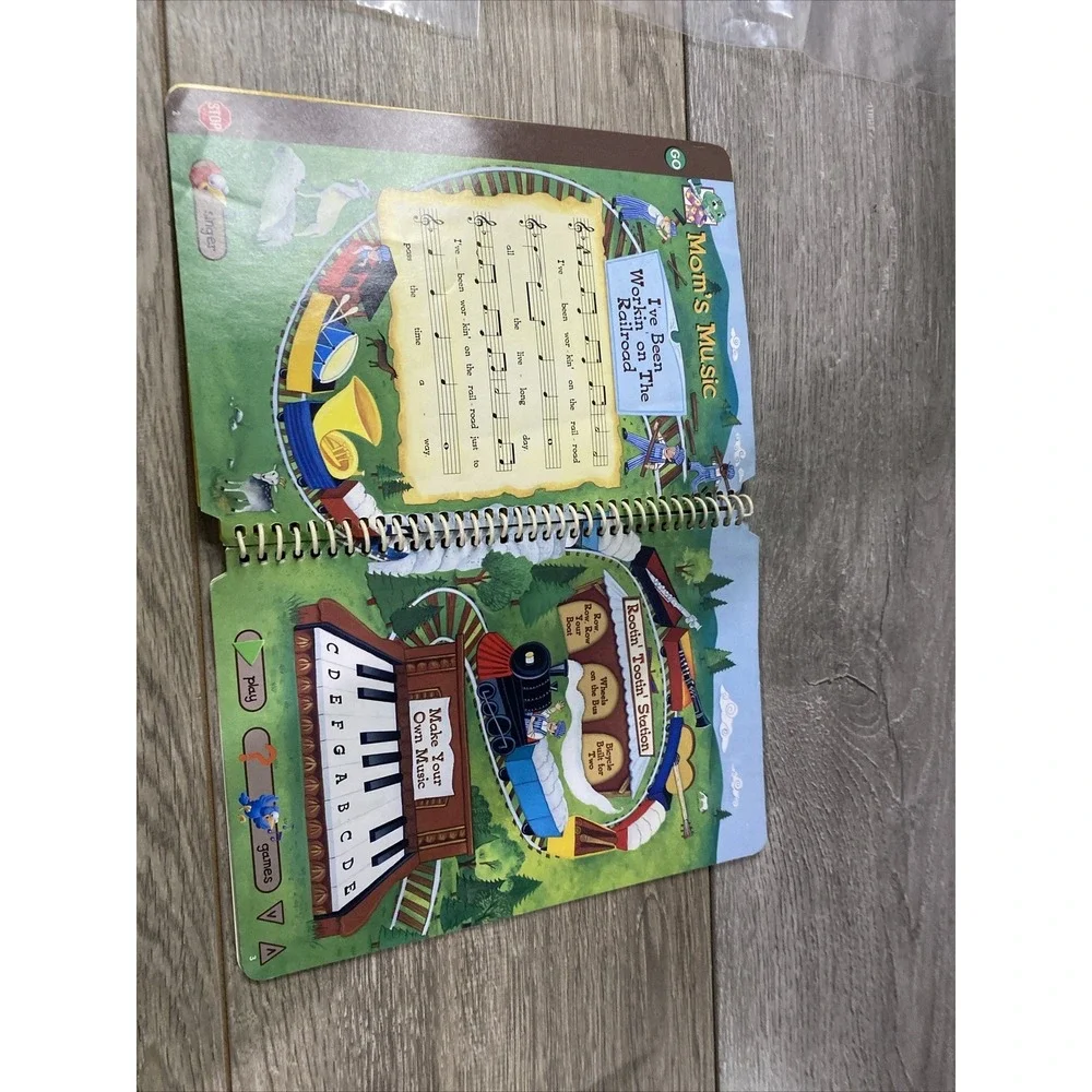 Leap's Pond Leap Frog Leap Pad - Activity‎ & Game Book & cartridge